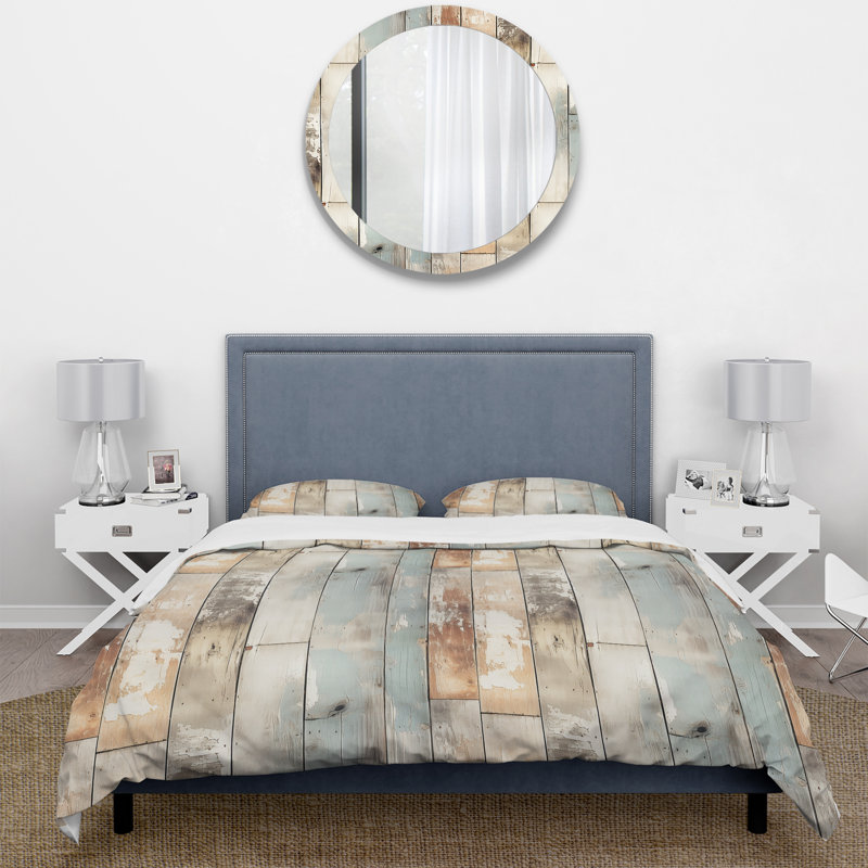 Literie Rustic Farmhouse, Housse de couette pour très grand lit et 2 très