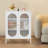 Cream Green Wrought Iron Sideboard Storage Cabinet Kitchen Storage Cabinet-106974274