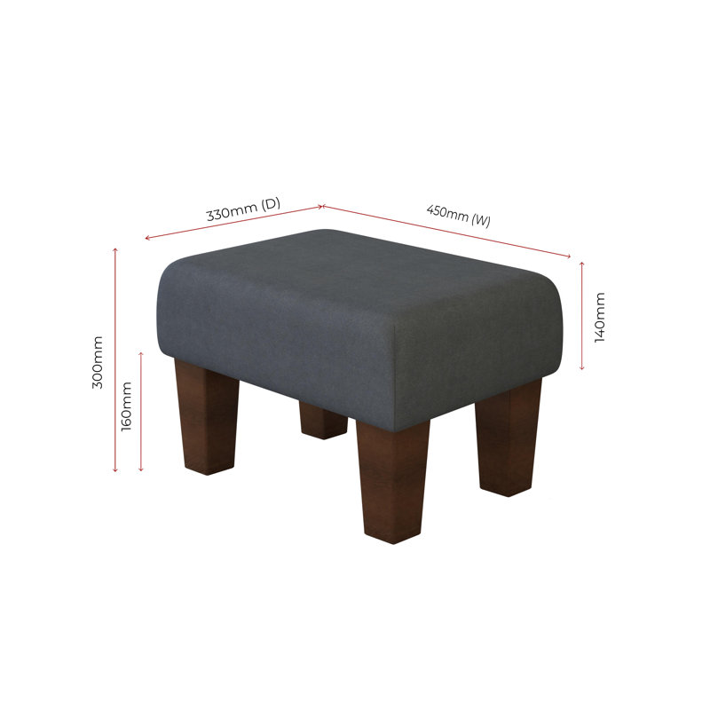 Autryville Wood Contemporary Leg, Mahogany, Poz, Steel Grey