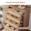 Commode 4 tiroirs avec pieds en bois massif-932278052