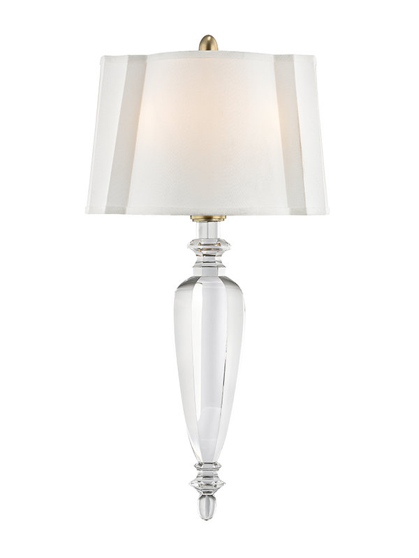 Tipton 2 - Light Wallchiere, Aged Brass