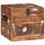 Storage Box with Storage with Door with Lock Brown Trunk Indoor Bedroom-2127951233