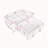 55" Velvet Two Seater Pull Out Sofa Bed, Adjustable Backrest With USB Ports, Two Side Pockets-960608646