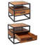Mosquera 50cm W Iron Bedside Table