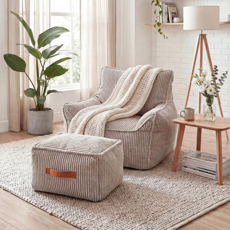 Corduroy Bean Bag Set