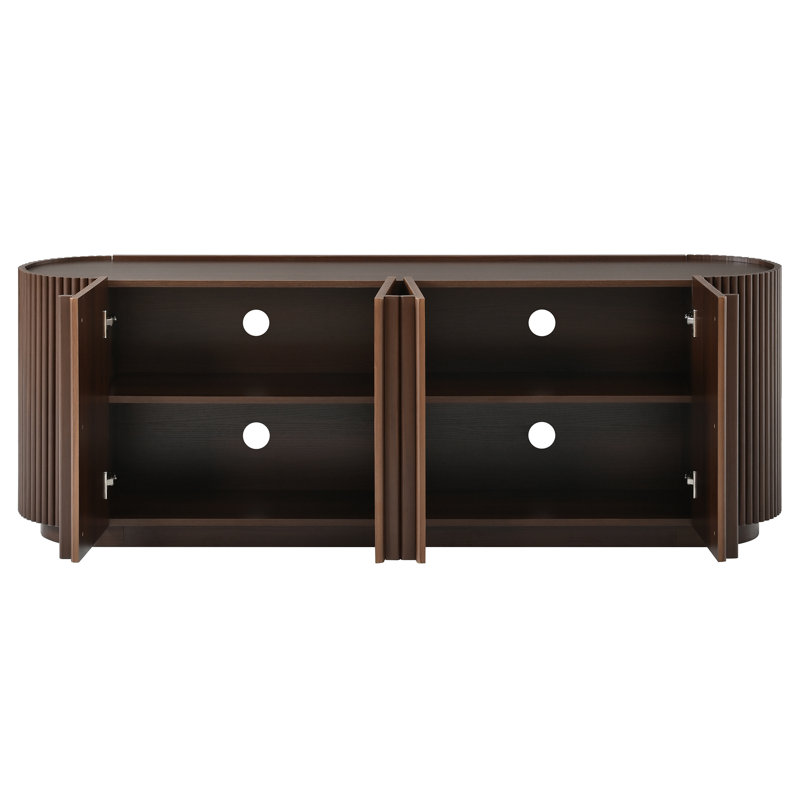 Meuble télé Mid Century Modern, Noyer