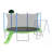 12FT Trampoline With Slide And Swings