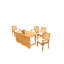 Hari Outdoor 5 - Piece Teak Dining Set