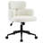 Upholstered Swivel & Adjustable Height Office Chair, Clover-shaped Desk Chair with Armrest-1961563422