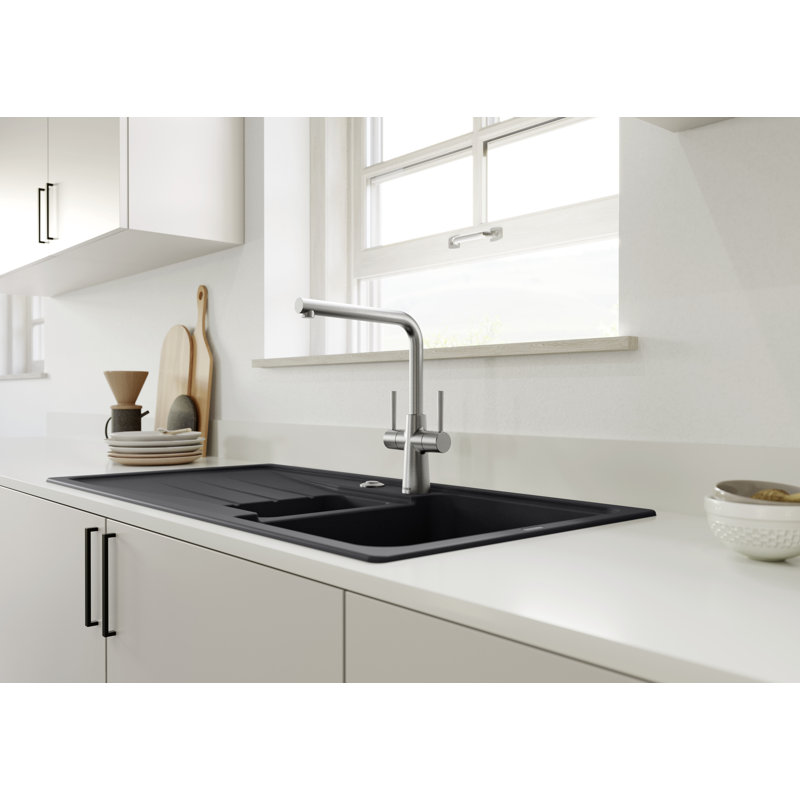 BLANCO LAX, MAX Family Kitchen Faucet, Black Matt