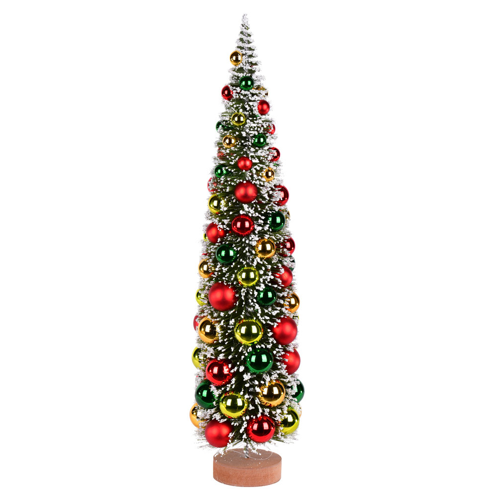 Vickerman Vintage Tabletop Frosted Artificial Chri 2' Pine Christmas Tree The Holiday Aisle®