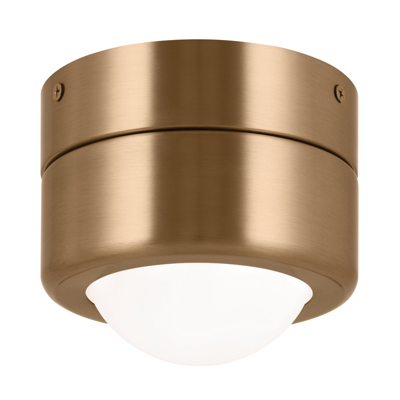 LED Flush Mount, Champagne Bronze