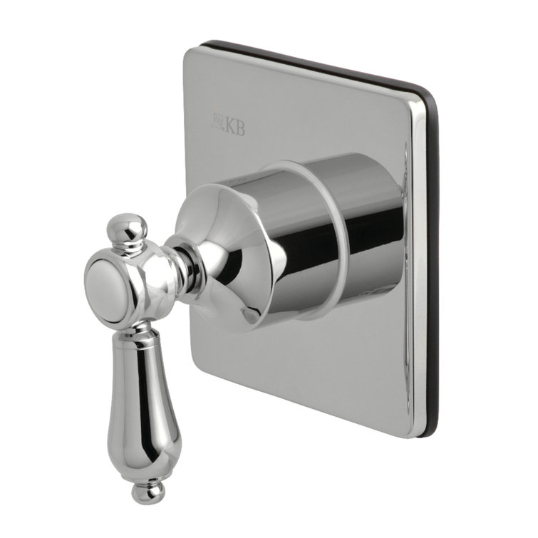3-Way Diverter Valve with Single Handle and Square Plate