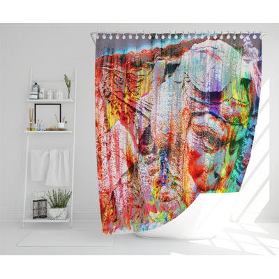 Dilveer Polyester Shower Curtain Set
