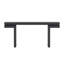 66" Extra Wide Minimalist Console Table – Real Wood Veneered Multi-functional Sofa/entryway Table, Black-890283948