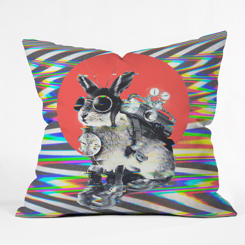 Ali Gulec Time Traveler Throw Pillow, 16" x 16"