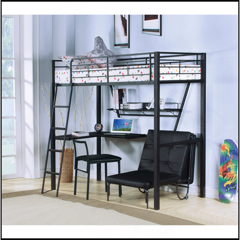 Lit mezzanine simple avec bureau Senon
