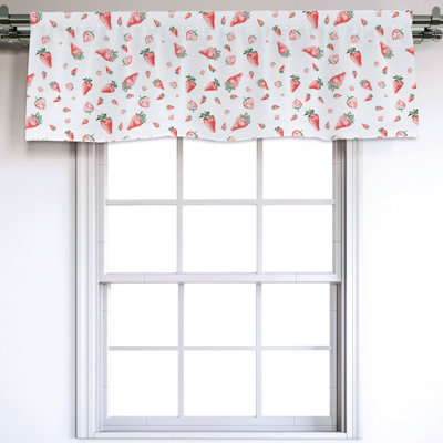 Sateen Ruffled Window Valance