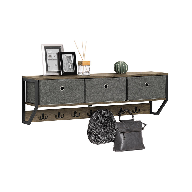 Ghazi Wall 7 - Hook Wall Mounted Coat Rack