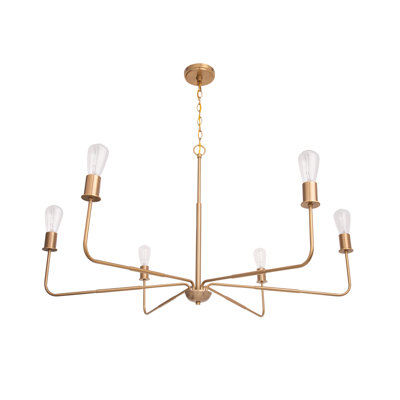 Lustre style campagne moderne 6 lumières Eino