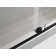 55" - 59" W x 75" H Single Sliding Frameless Shower Door Rectangular Rail