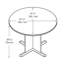 Table de réunion circulaire-1873403968