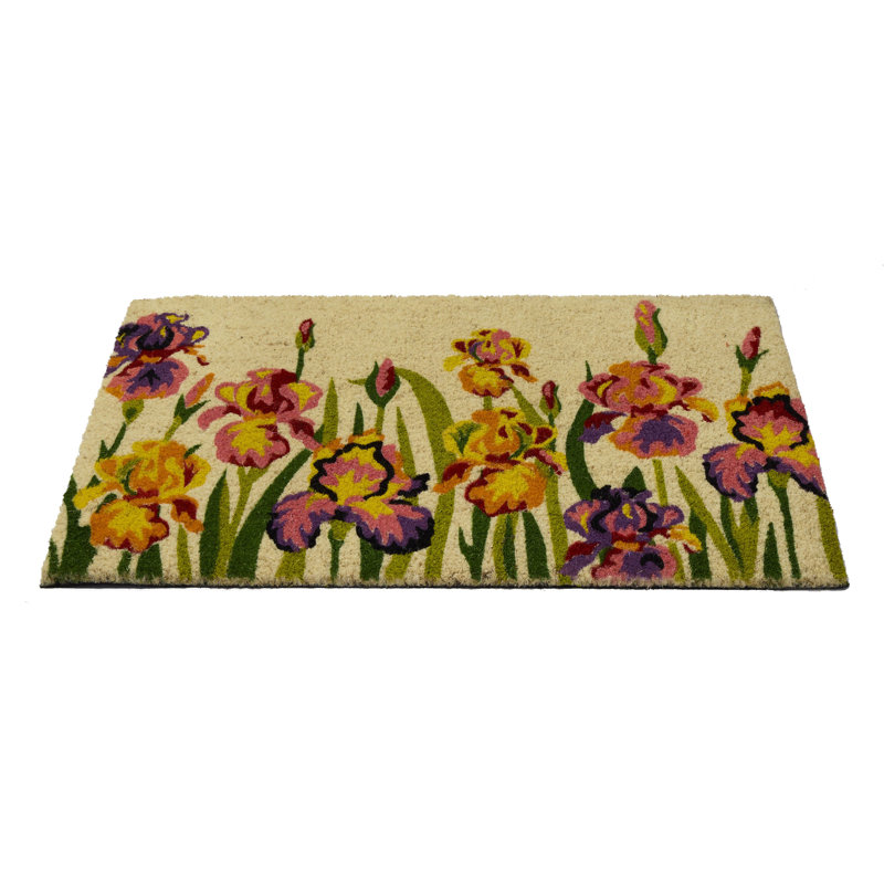 Irises Doormat 18x30