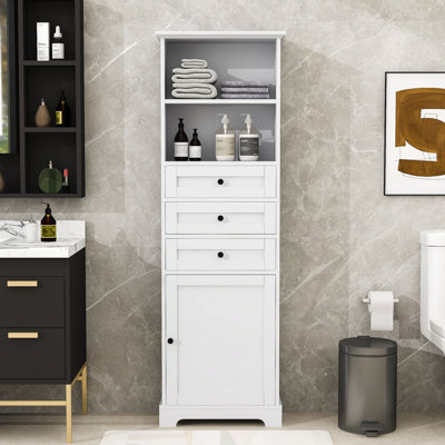 Demante Freestanding Linen Cabinet