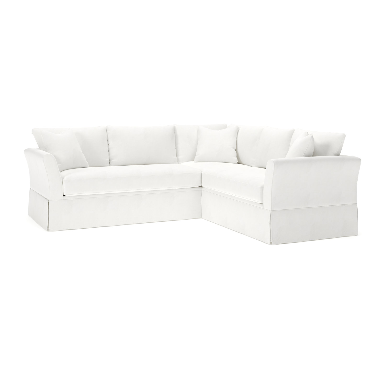 Shleby Sectional, Classic Bleach White, Right Hand Facing