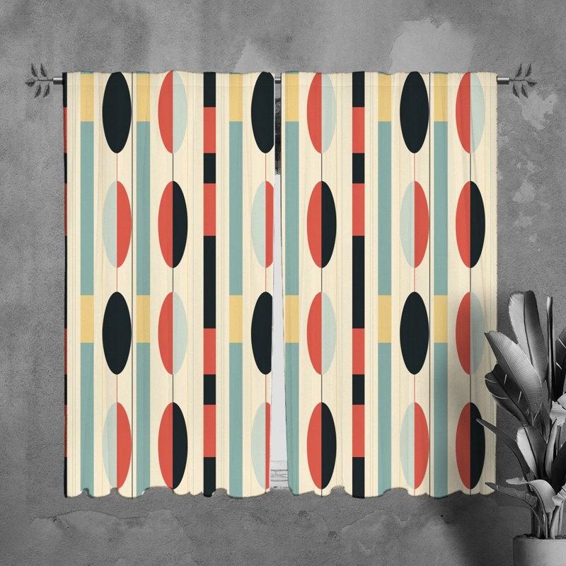 Paire de rideaux obscurcissant en polyester Yasline, L 40 po x L 82 po