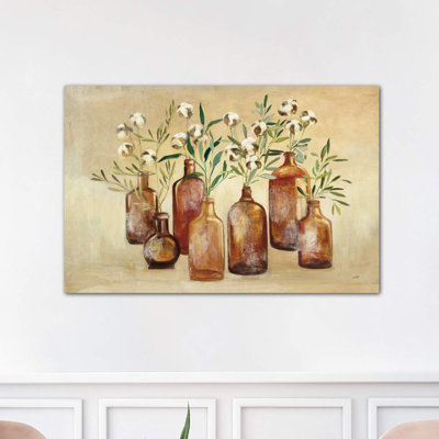 Cotton Still Life I by Julia Purinton - Wrapped Canvas Print