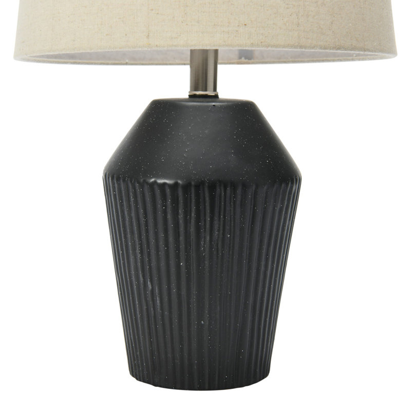 Lampe de bureau en pierre Paola, Noir