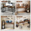 Metal Base Computer Desk