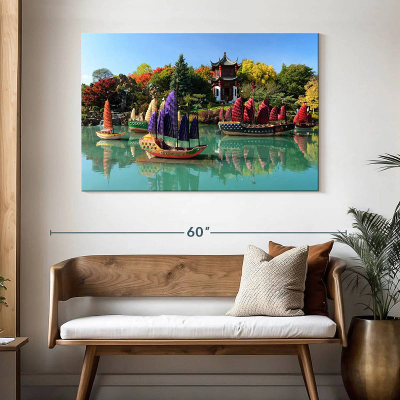 Mehar Montreal Sampan Boats, 32" H x 48" W