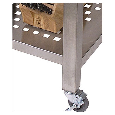 Cucina Prep Table with Butcher Block Top, 4", 1 Included