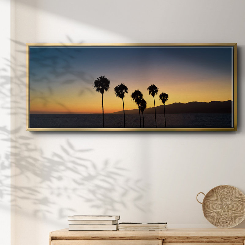 Dusk in Cali- Framed Canvas