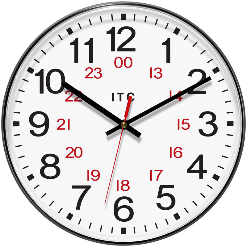 Horloge murale ITC, Black