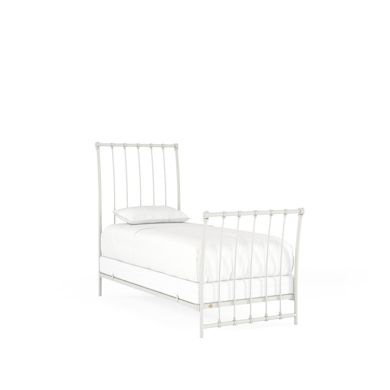 142 lit Altro | Traîneau complet, Blanc mat, Lit simple