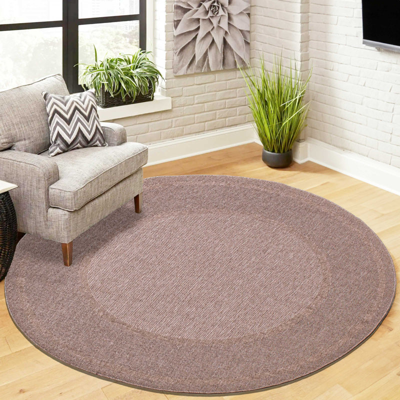 Tapis intérieur / extérieur Austa, Rond 6 pi 7 po