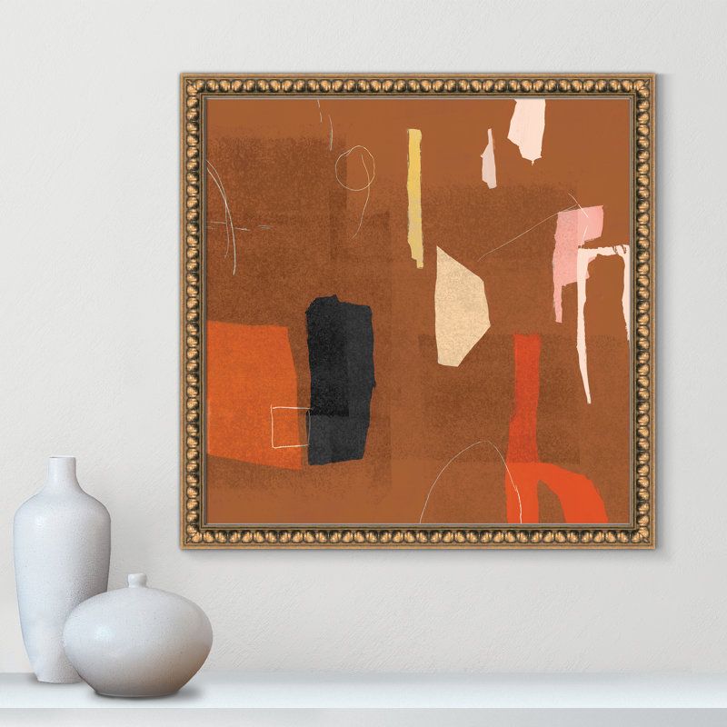 Ultra II Cinnamon Version by John Constable, 24.5" H x 24.5" W x 1.125" D, Gold Bead