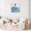 Bleu et festif - Peinture sur papier-72478867-72478870