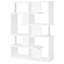 Bibliothèque géométrique élégante et élégante, une solution de rangement polyvalente pour votre maison ou votre bureau.