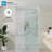 33"W x 76"H Fixed Frameless Shower Screen with 3/8" Clear Glass-120234381-114374189