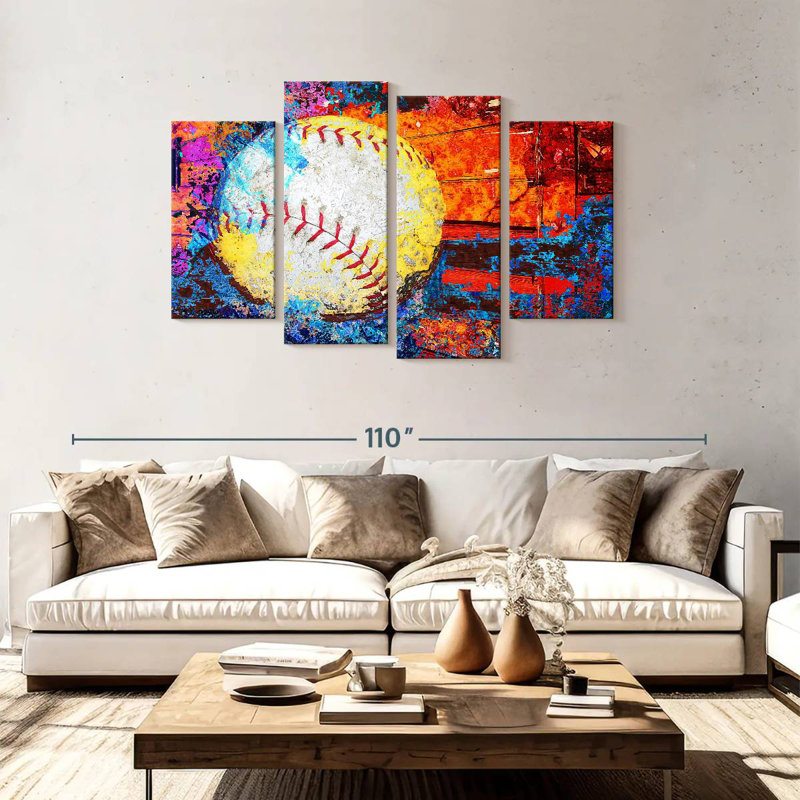 Sireci Baseball Energy, 48" H x 75" W