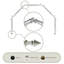 Tringle à rideaux simple ajustable pour fenêtre en baie de 0,81 po Iove-689651042-759600791
