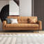 Canapé modulaire brun en polyester avec rangement