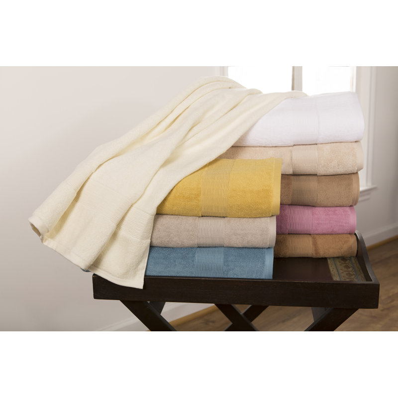 Ensemble de serviettes de bain en coton 2 pièces 100% Low Twist, Lavande