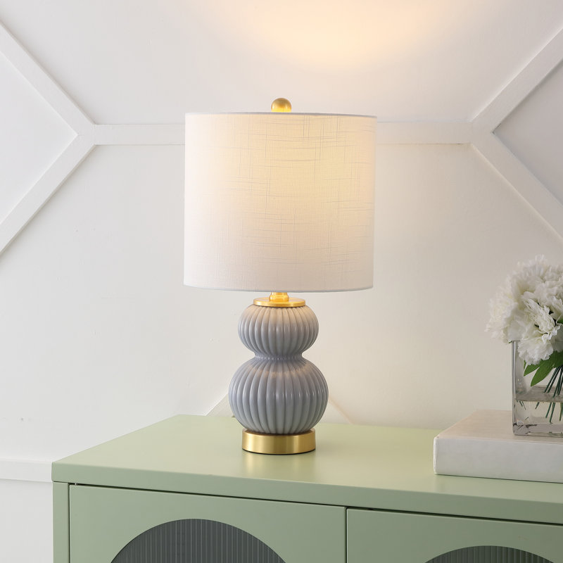 Lampe de table 20 po Exmore, Gris