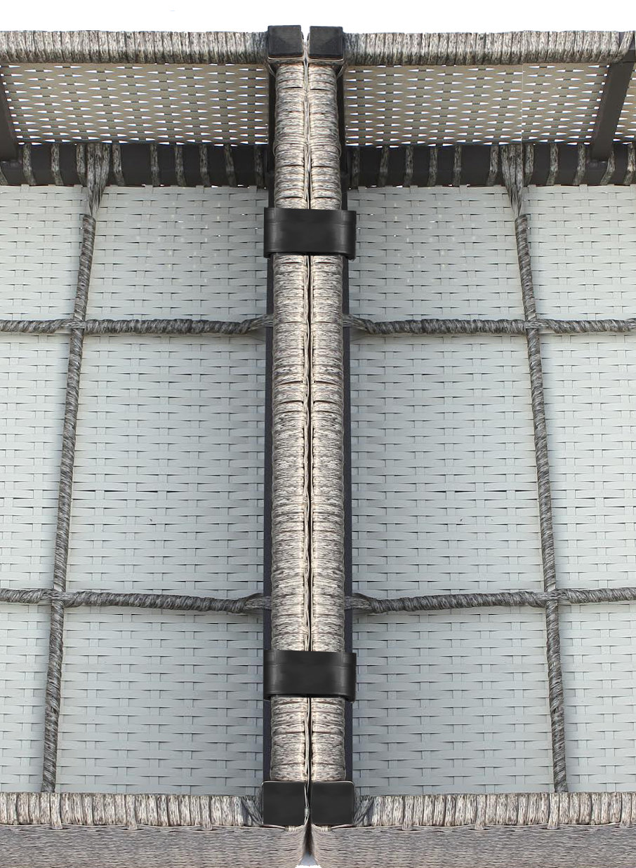 Estes Rattan Wicker Fully Assembled 4 - Person Seating Group with Cushions, Heather Beige Sunbrella®