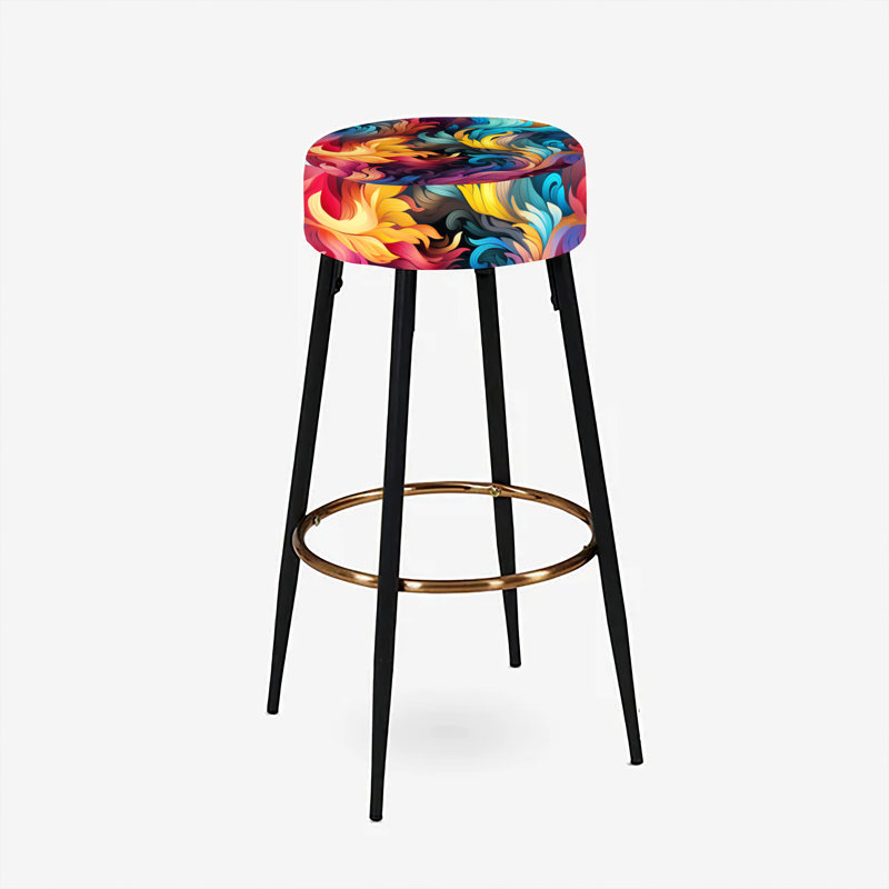 Delahunt - Ensemble de 2 tabourets de bar abstraits